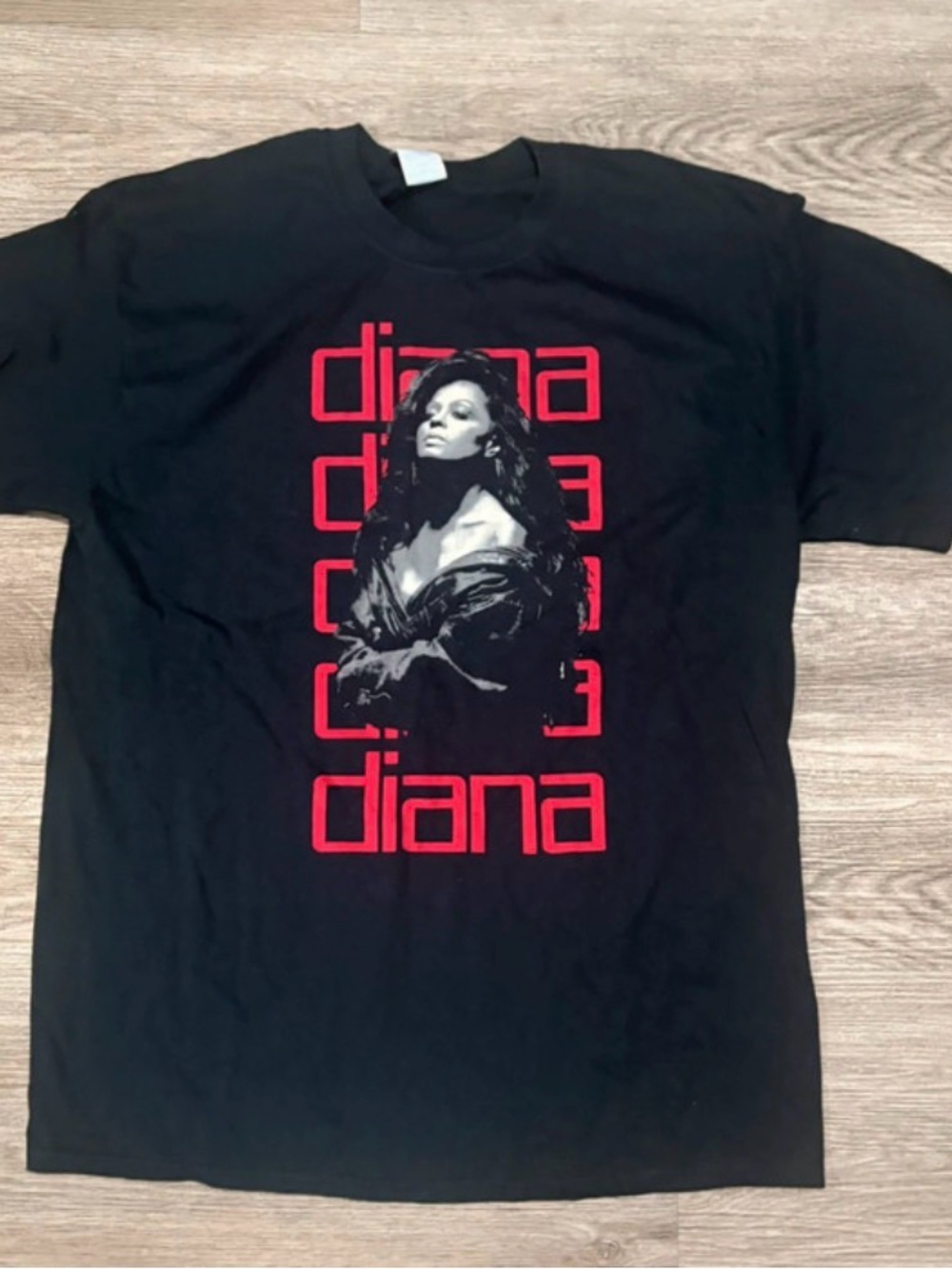 Vintage Diana Ross Concert Tee Shirt Mens
Size Large